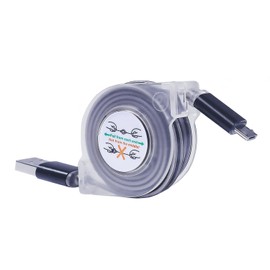 BoxWave Cable Compatible with Eyoyo YS011 Digital Magnifier - miniSync, Retractable, Portable Sync Cable