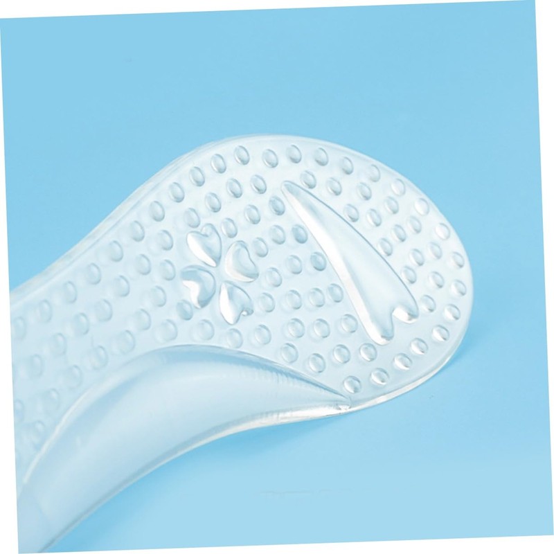 LALAFINA 2pairs Washable Gel Insoles Arch Support Non- Foot Cushion