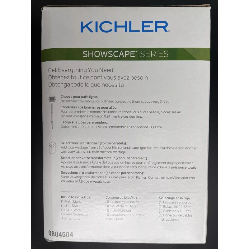 Kichler 28315 Showcase Series 12 Volt LED Path Light Olde