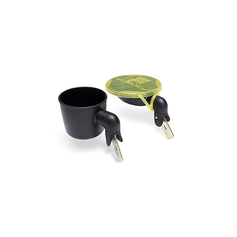 Burley Snack Bowl and Cup Holder, Black