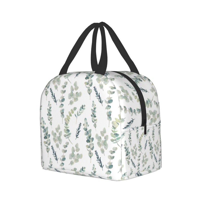 Hulnulnu Sage Insulated Lunch Bag Reusable Lunch Box Portable Cooler
