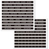CDXHOME Swimming Pool Equipment Identification Labels - 20PCS Heavy Duty