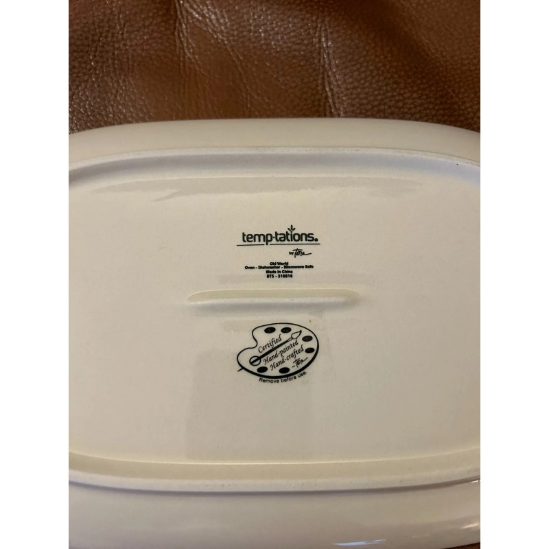 Temptations Old World Confetti Serving Tray New