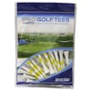 Longridge 's True Hite Wooden Golf Tees 69mm (20Pcs), Yellow/White,