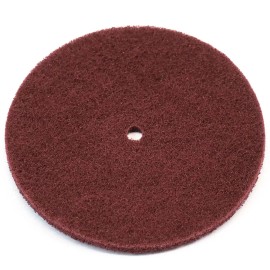 Pryme 4" Fine Cleaning Wheel 400 Grit | Scotch Pad Polish Abrasive Bench Grinder Buff - 1/2" Shaft
