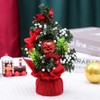ZONADAH Tabletop Christmas Tree 21cm Mini Table Top Christmas Small