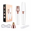 2-in-1 Electric Eyebrow Trimmer for Facial Grooming – USB Rechargeable