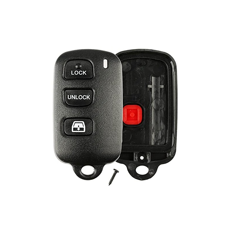 Remote Key Fob Shell Case Window Replacement for Toyota Sequoia