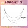 HJZHII Star Pants Chain, Hip Hop Goth Punk Pocket Chains