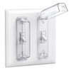 CLYMENE 2 Pack Light Switch Cover Guard, Child Proof Wall