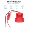 Battery Adapter Dock Power Connector with Fuse Holder 30Amp Fuse