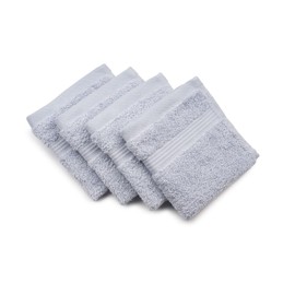 Gözze Flannel Set of 4 30/30 cm New York Silver