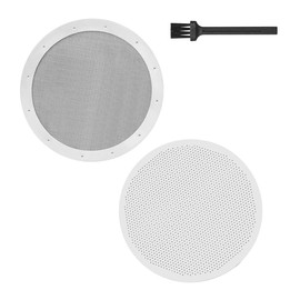 Proxima Direct 2 PCS Reusable Coffee Filters Coffee Mesh Compatible with AeroPress Coffee Makers, 100% Stainless Steel Washable Screens with 1 Brush