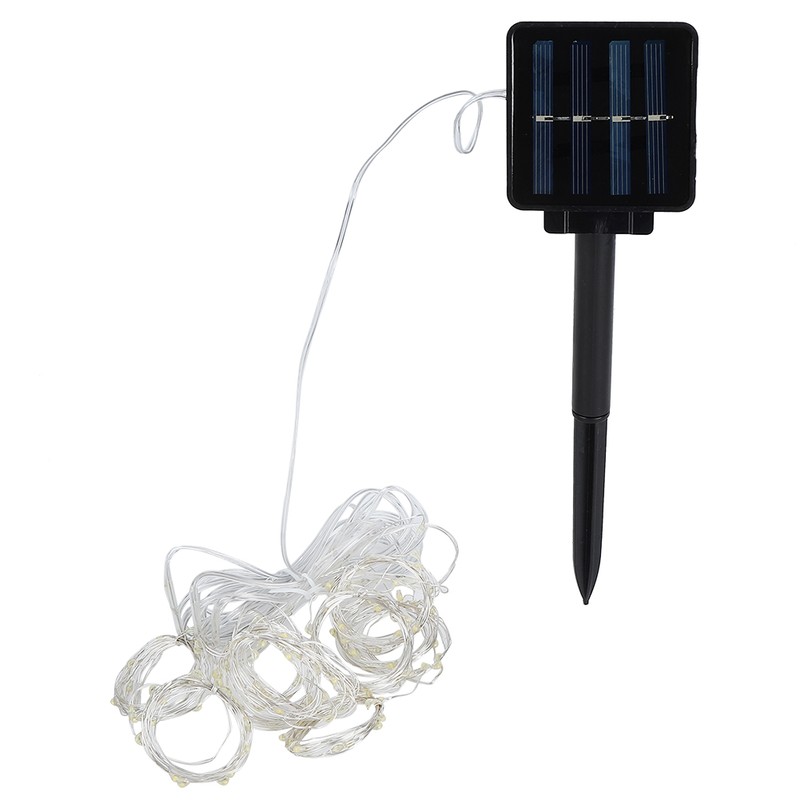 Outdoor Solar Power 120LED Chips Umbrella String Lights for Garden