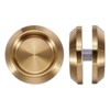 PATIKIL Round Sliding Glass Door Handle, 2 Pack 304 Stainless