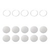 steel filter 10pcs and silicone ring 5pcs fit for CAPSULONE