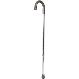 BodyMed Aluminum Adjustable Cane with Vinyl Grip Handle, Adjusts 30"-39"