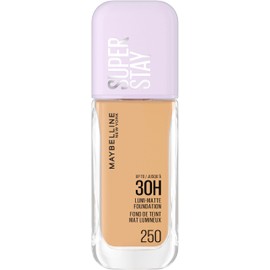Maybelline Maybelline New York Super Stay up to 30H Lumi-Matte Foundation, Medium-Full Coverage, Vegan Formula*, Amino Acids, Niacinamide, Vitamin E - Shade 250