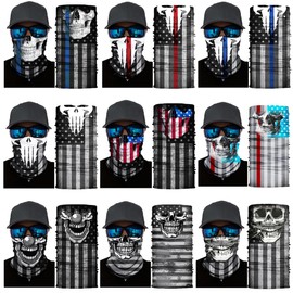 Neck Gaiter Mask,UV Protection Bandana Gator Face Cover Covering Mask, Seamless Tube Face Scarf,Neck Warmer Balaclava,Headband for Men Women Boys Girls, Head Wrap-Motorcycle Cycling Festival Outdoors