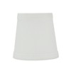Aspen Creative 32718-2A, Empire Clip-On Chandelier Lamp Shade, White, 3"