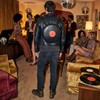 Reginary Vinyl Record Backpack Round Novelty Music Bag with Adjustable