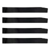Genérico CoolerthingsDG, 4 Pieces Black Satin Sashes Plain Sashes Party