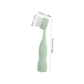 Vaguelly Soft Facial Scrub Brush with Ergonomic Handle for Gentle Deep Cleansing and Exfoliating Skin Friendly Face Brush Suitable for All Skin Types Manual Face Wash Tool for Women