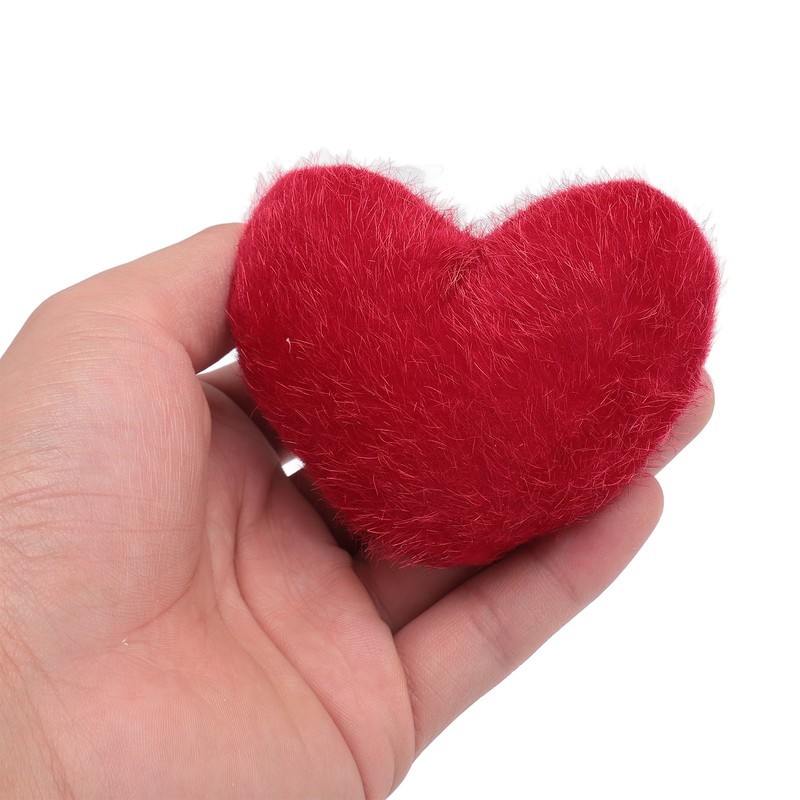 10pcs Wrist Pin Cushion Soft Elastic Heart Shaped Wearable Needle