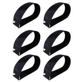 HSAJS Pack of 6 Bicycle Pedal Straps Anti-Slip Pedal Straps Bicycle Pedal Straps Bicycle Pedal Toe Clip Straps for Exercise Bike and Indoor Bicycle Pedals