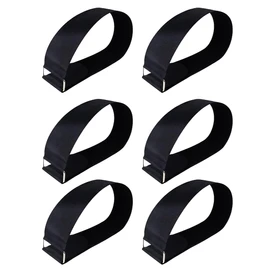 HSAJS Pack of 6 Bicycle Pedal Straps Anti-Slip Pedal Straps Bicycle Pedal Straps Bicycle Pedal Toe Clip Straps for Exercise Bike and Indoor Bicycle Pedals