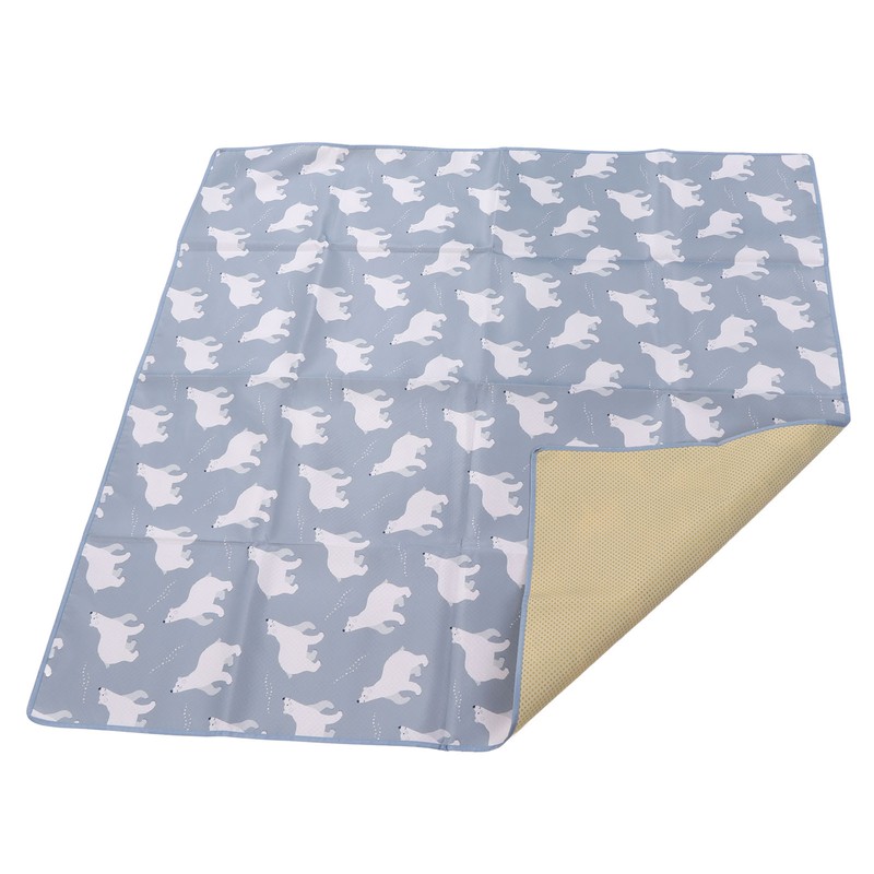 Waterproof Food Spill Mess Mat Portable Cute Cartoon Animal Pattern