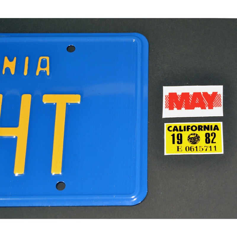 Knight Rider | KNIGHT + KARR | Metal Stamped License