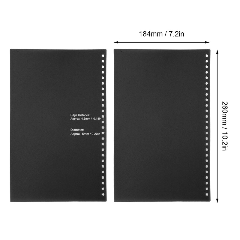 B5 26 Paper Cover Frosted Translucent Waterproof Rollable PP Page
