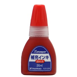 Shachihata X - Stamper Pigmented Ink 0.7 oz (20 ml), Red