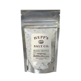 Hepp's Salt Co, Gourmet Black Truffle Finishing Sea Salt, 2.5 Oz Pouch