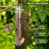MIXXIDEA Metal Wild Bird Feeder,Squirrel Proof Bird Feeders for Outside,Hanging