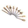 10pcs HSS Titanium Coated Woodworking Edge Cutters Trimmer Router Machine