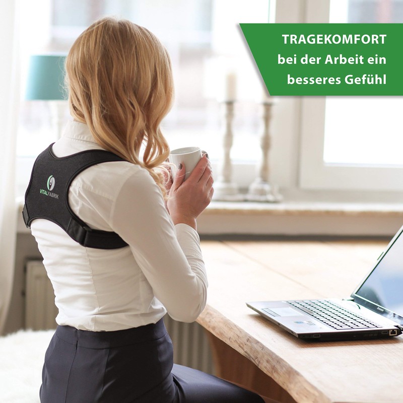 Sieger 2020 Vitalfabrik Back Support Straight Holder for Posture Correction,