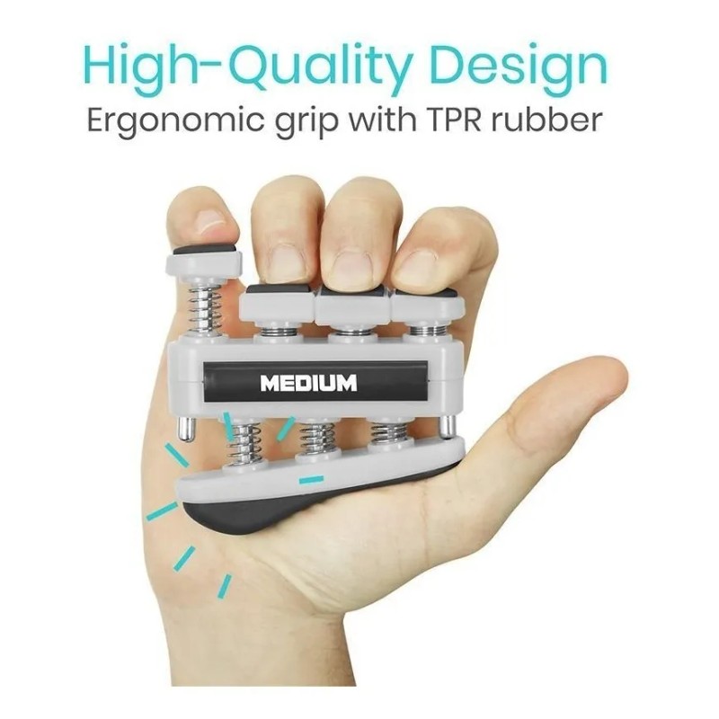 🖐️💪 Pack de 3 Ejercitadores para Dedos Vive Health: Fuerza,