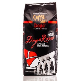 1kg Doge Rosso 100% Arabica Coffee Signature Medium Roast Italian Blend Whole Beans Bag by (Venice)