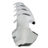 Front Bumper Lower Valance Skid Plate Chrome GM1015122 Replacement for