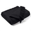 EHC Waffle Cotton Woven Arm Chair Sofa Single Throw 1