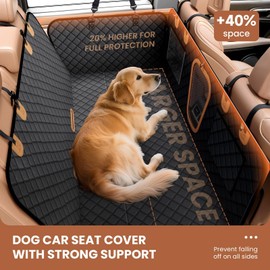 A-Pce 600D Heavy Duty Dog Car Seat Cover for Back Seat, 2026 Upgraded