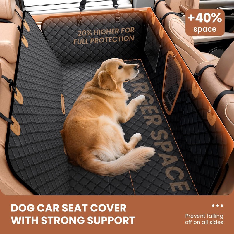 A-Pce 600D Heavy Duty Dog Car Seat Cover for Back