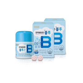 J&M Hamsoa Immune Vitamin Blue 1500mg x 60 tablets (2) / 함소아 면역비타민 블루 1500mg x 60정 2개