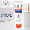 Cleure Cinnamon No Fluoride Toothpaste - SLS Free, Mint Free