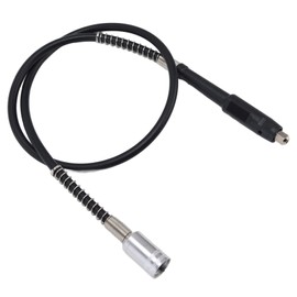 Flex Shaft Rotary Tool Attachment with Comfort Grip and Cable for Detail Metal Engraving, Wood Carving