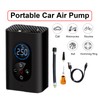 Electric Tire Inflator Mini Cordlessly Portable Car Air Compressor Rechargeable