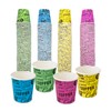 COFFISANO 200 Colourful Coffee Glasses | Paper Cups 75 ml