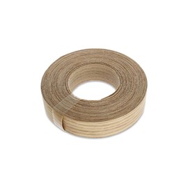 WoodPress® 22mm Real Red Oak Iron-On Edging – 7.5m Roll – Pre-Glued Wood Veneer Tape for Easy DIY Application – Will Cover The Edge of a Standard MDF Panel